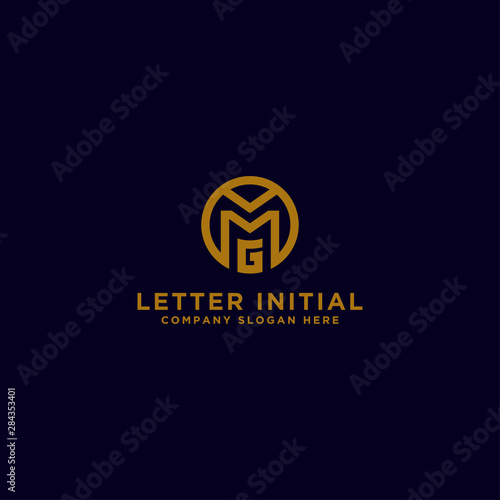 logo design inspiration, for companies from the initial letters MG logo icon. -Vectors