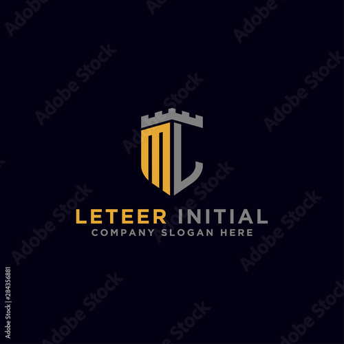 logo design inspiration, for companies from the initial letters of the ML logo icon. -Vectors