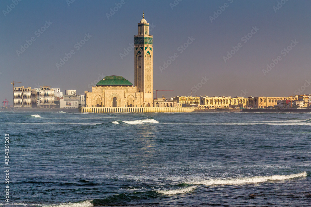 Africa, Morocco, Casablanca. King Hassan II Mosque.