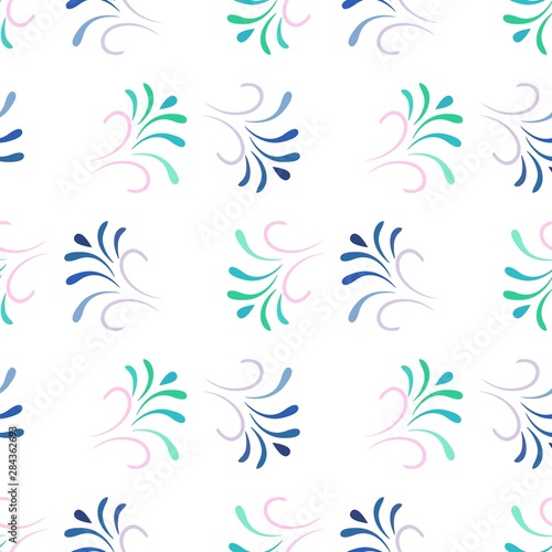 Abstract seamless pattern. Fashion graphic color background design. Modern stylish abstract texture. Colorful template for prints, textile, wrapping, business, etc. Vector illustration.