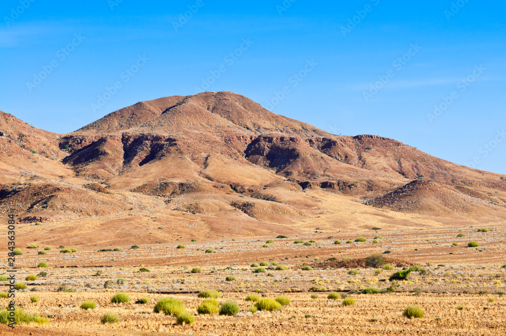 Naklejka premium Huab River Valley area, Damaraland, Kunene Region, Namibia.