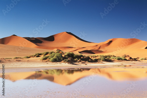 Namibia, Sossusvlei Region, Sand Dunes at desert