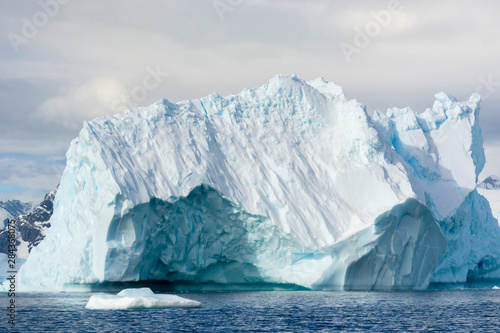 Antarctica. Gerlache Strait. Iceberg.