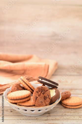 Assorted cookies vertical image