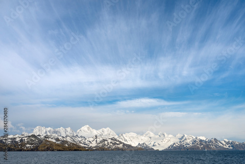 Cape Vohsel and the Salvesen Range at the southern end of South Georgia. © Martin Zwick/Danita Delimont