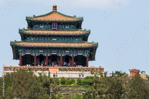 Imperial Garden  Forbidden City  Beijing China.