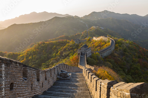 The Great Wall at Mutianyu near Beijing in Hebei Province, China
