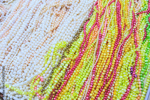 Strands of fresh water pearls Store and Factory specializing in fresh water Pearls, near Beijing, China
