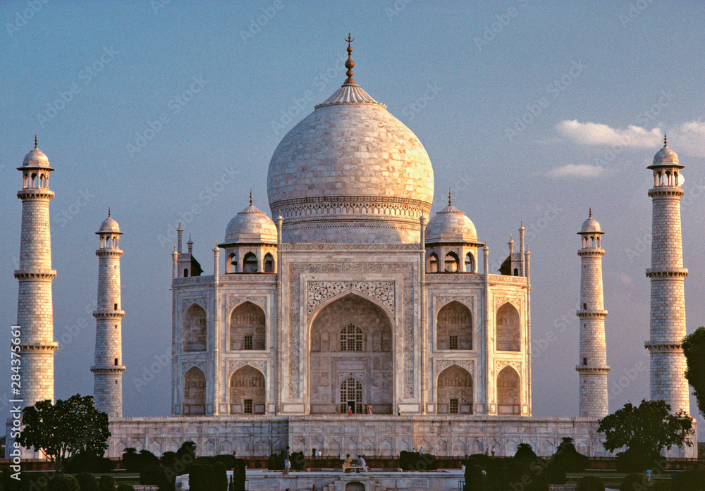 Asia, India, Agra. Dawn is a magical time at the Taj Mahal, a World Heritage Site, in Agra, India.
