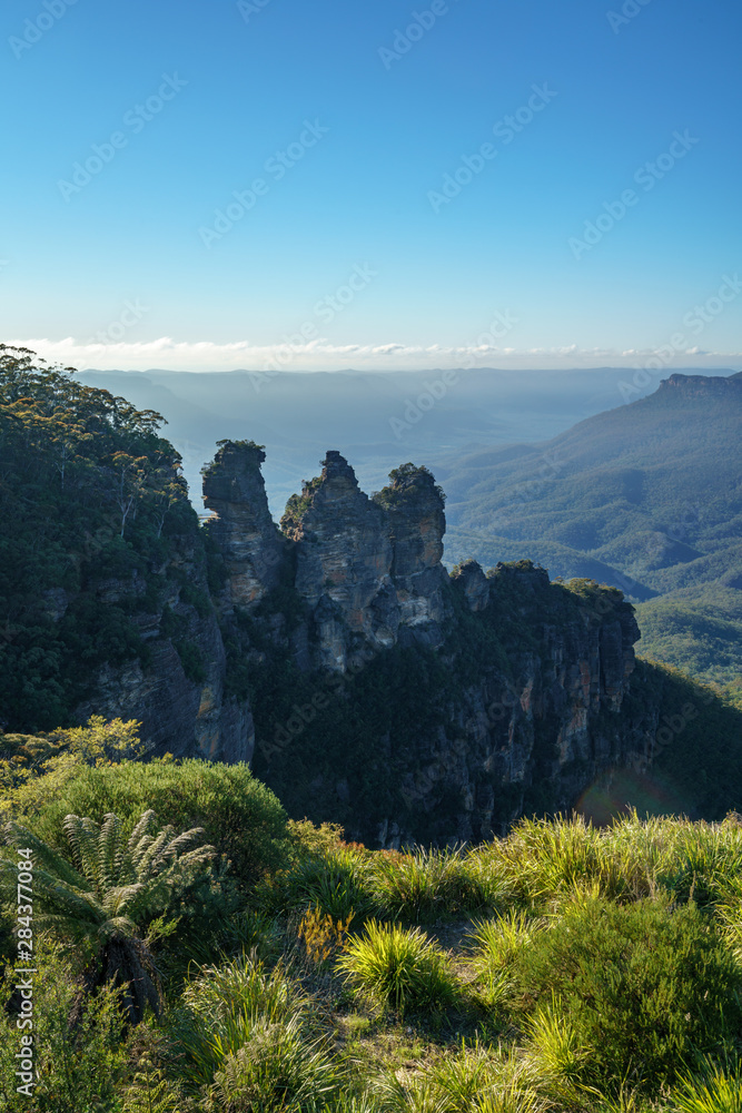three sisters from echo point, blue mountains national park, australia 3