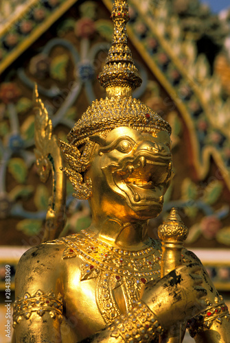 Asia  Thailand  Bangkok. Wat Phra Kaeo  Kinnaree.