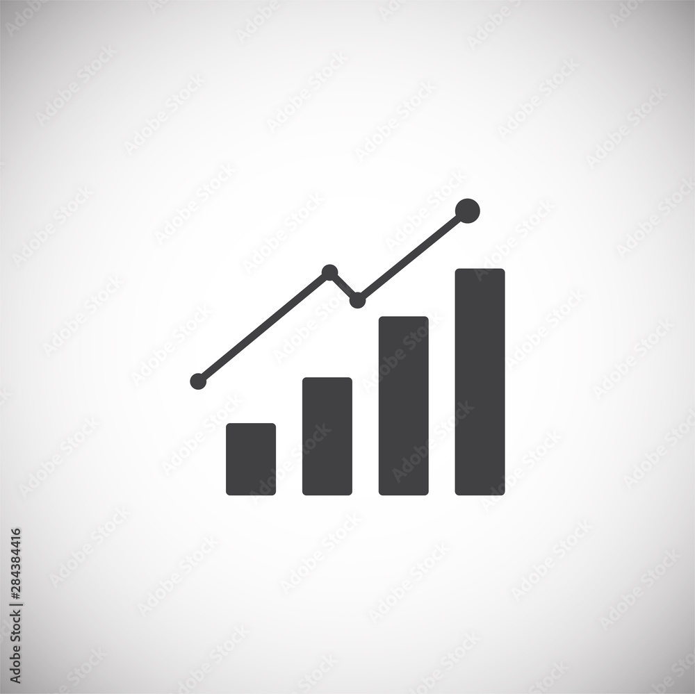 Infographics related icon on background for graphic and web design. Simple illustration. Internet concept symbol for website button or mobile app. Infographics related icon on background for graphic and web design. Simple illustration. Internet concept symbol for website button or mobile app.