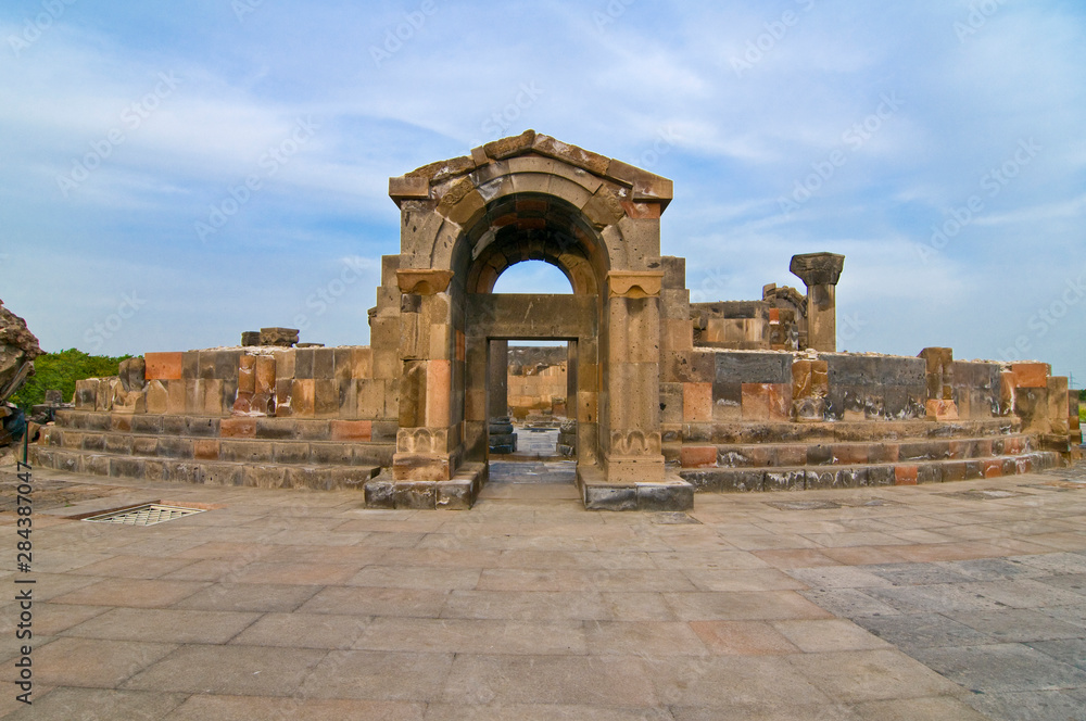 Zvartnots Cathedral, Unesco World Heritage Site, Zvartnots, Armenia
