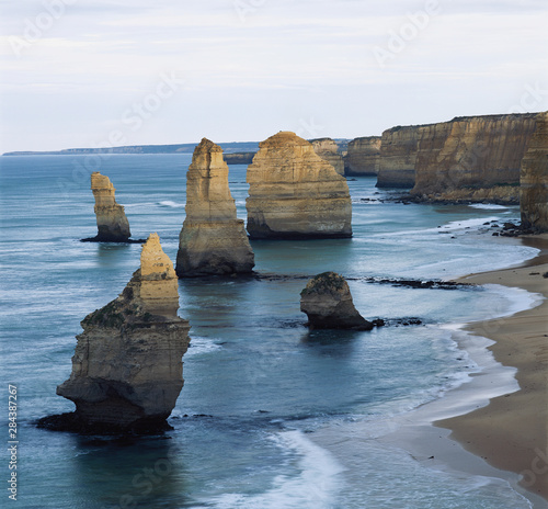 Southern Ocean, Port Campbell National Park, View of Twelve Apostles