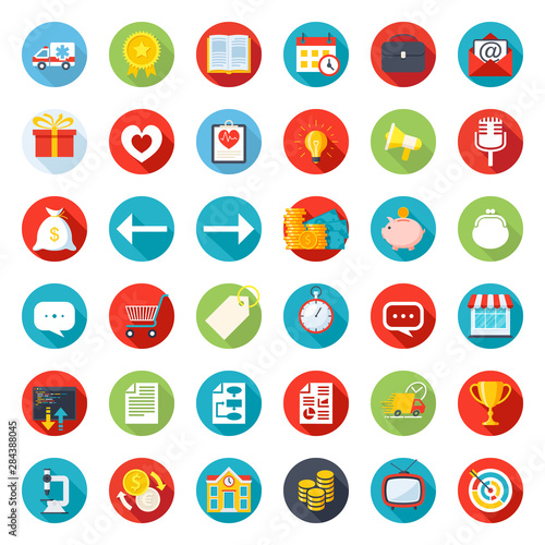 Icon Mix, no single style, a large set