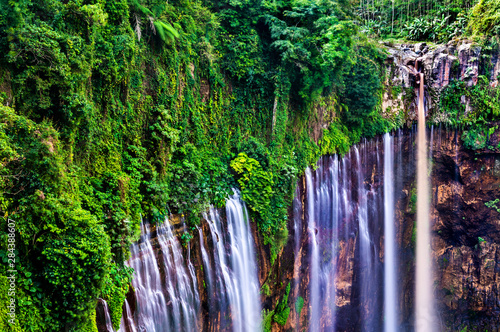 Tumpak Sewu Waterfalls in East Java, Indonesia