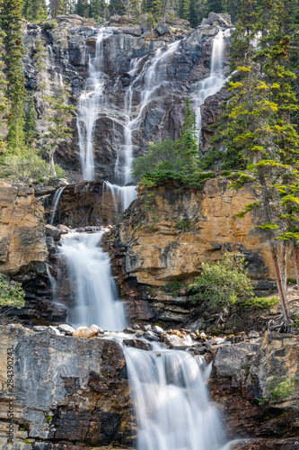 Canada  Alberta  Jasper National Park  Tangle Falls