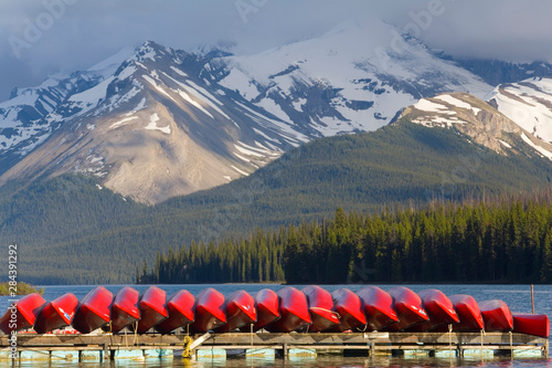 Maligne Lake, Jasper National Park, Alberta, Canada