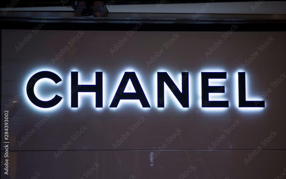 Detail from Chanel shop in Sidney, Australia. Chanel is French fashion  company founded at 1909 in Paris. Stock Photo | Adobe Stock