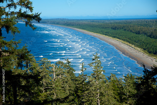 Haida Gwaii Islands, British Columbia. North Beach from Tow Hill On Graham Island, in Naikoon Provincial Park. photo