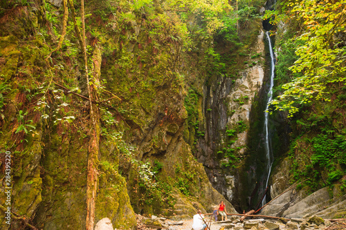 Niagara Falls, Goldstream Provincial Park, near Victoria, British Columbia, Canada photo