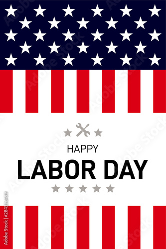 USA Labor Day background