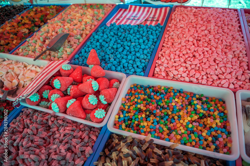 Candy shop, Honfleur, Normandy, France