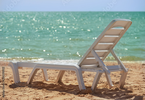 coast of the blue sea  landscape of the Sea of Azov