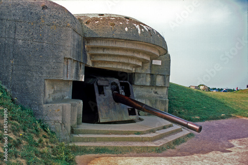 France, Normandy. German battery, Gold Beach. photo