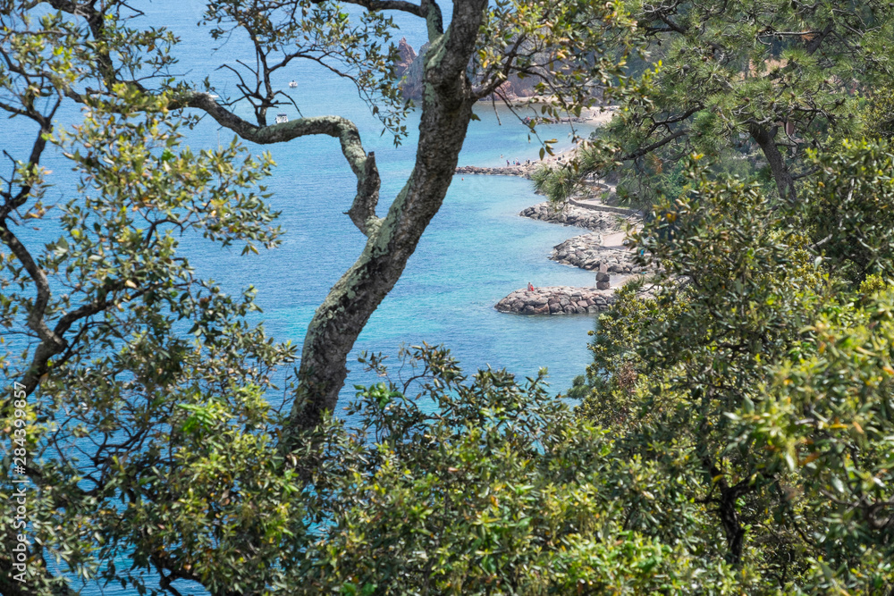 Obraz premium France, The Cote d'Azur, also called the French Riviera, is the Mediterranean coastline of the southeast corner of France.