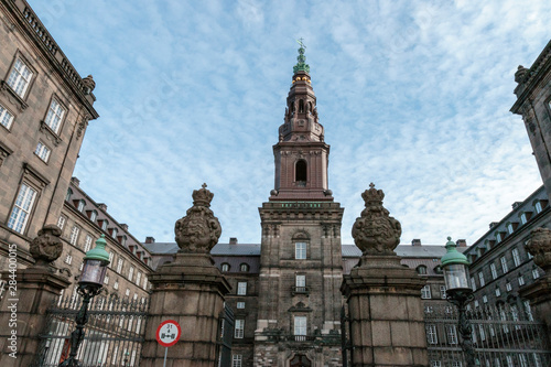 Canvas Print Christiansborg. Danish Parliament. Copenhagen. Denmark.