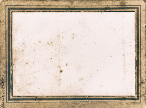 Grunge Texture on an Old 1964 Paper Photograph Frame