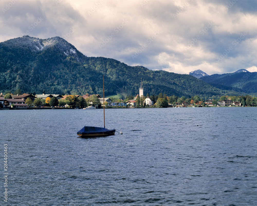 Germany, Bavaria, Tegernsee. Tegernsee is a popular holiday destination in Bavaria, Germany.