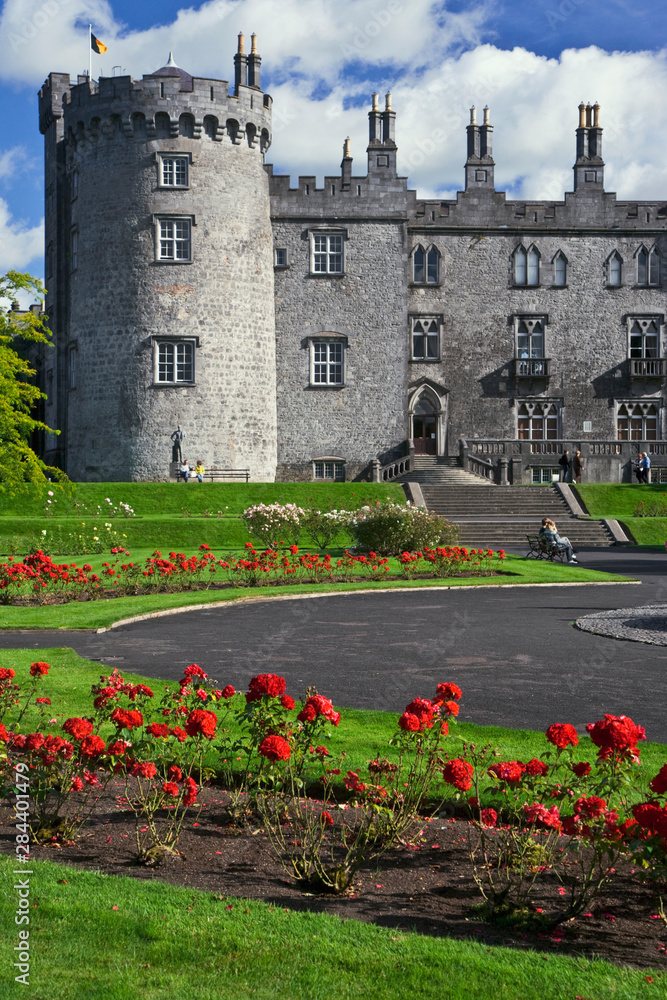 Ireland, Kilkenny. View of Kilkenny Castle. 