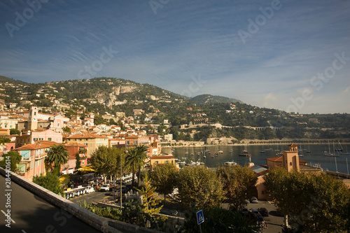 Fototapeta Naklejka Na Ścianę i Meble -  View of town from La Citadelle at Villefranche. Near Nice in the South of France