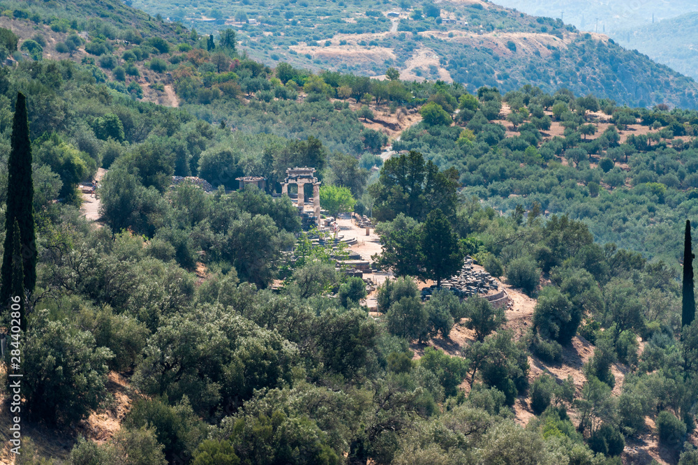 Sanctuary of Athena Pronaia, Delphi, Greece, Europe