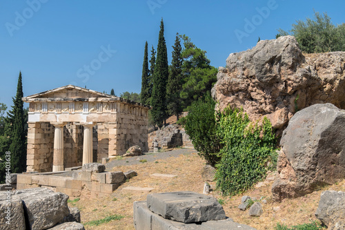 Treasury of the Athenians, Delphi, Greece, Europe