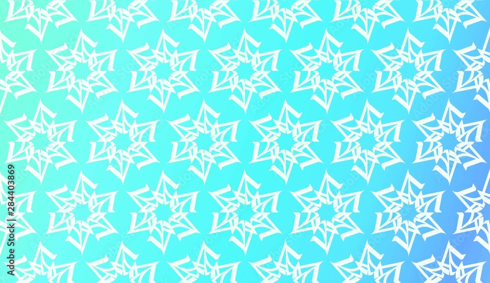 Fototapeta premium Pattern With Abstract Illusion Triangles. Gradient background. Vector Illustration. Design For Paper, Flyer, Presentation, Invitation Card