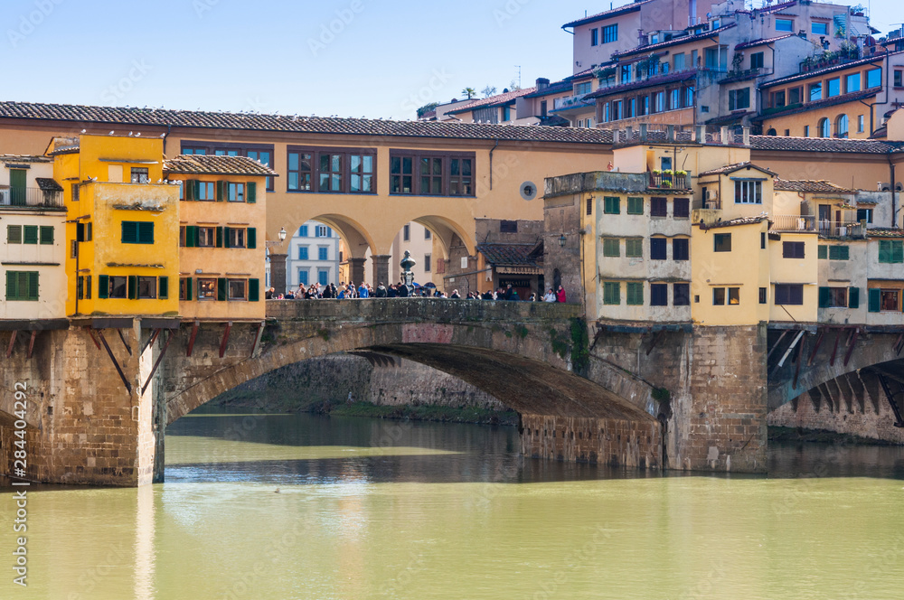 Ponte Vecchio, River Arno, Unesco World Heritage site, Firenze, Tuscany, Italy