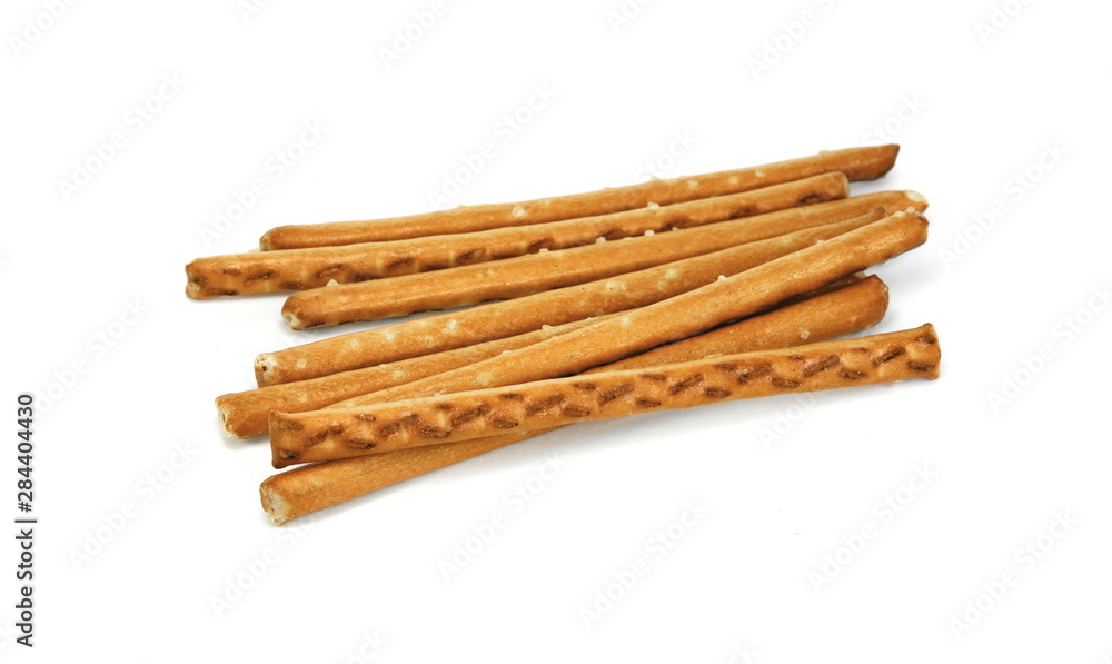Closeup of a pile of pretzel sticks. Closeup of a pile of pretzel sticks.