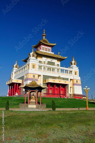 Kalmykia. Elista. Temple Golden Abode of Buddha Shakyamuni