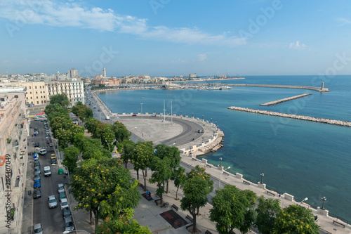 Cityscape of Bari, Italy, Europe