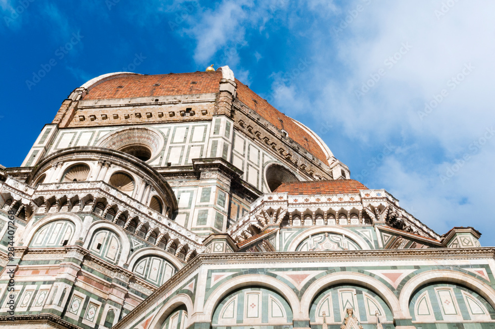 Dome of Brunelleschi, Cathedral, UNESCO World Heritage Site, Firenze, Tuscany, Italy