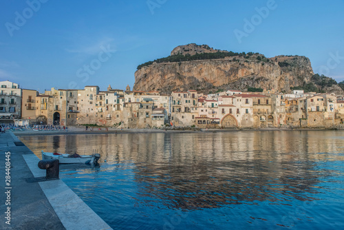 Italy, Sicily, Cefalu, Cefalu Waterfront