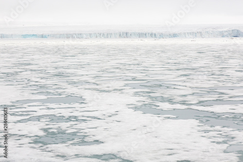 Arctic, Norway, Svalbard, Spitsbergen, ice, fast, Fast ice along Northland.