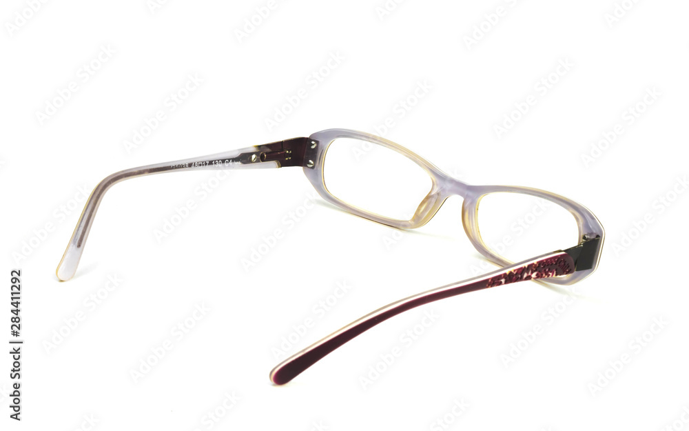 glasses for improved vision isolated on white background. glasses for improved vision isolated on white background.