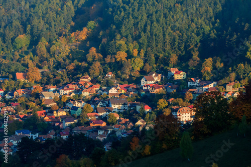Romania, Transylvania, Brasov, city view.