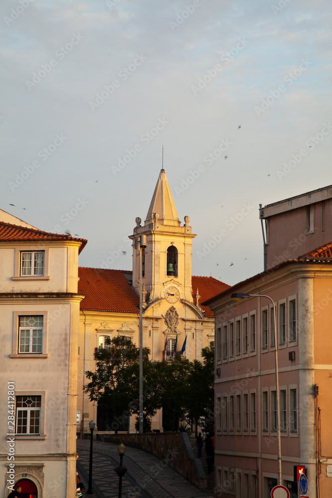 Portugal, Averio, Camara Municipal De Aveiro in the central square of Averio