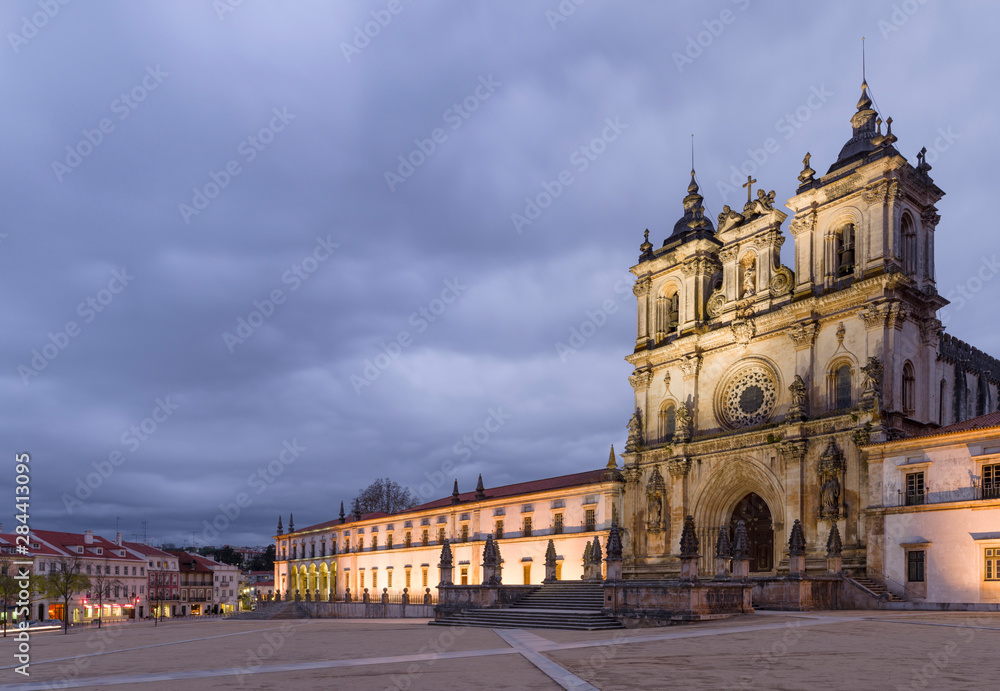 The monastery of Alcobaca, Mosteiro de Santa Maria de Alcobaca (UNESCO World Heritage Site). Portugal.