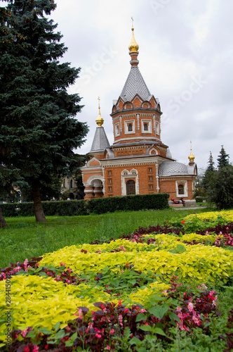 Russia, Yaroslavl, Golden Ring city on the banks of the Volga. Alexander Nevsky church 